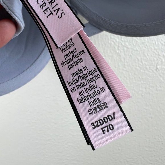 VICTORIA'S SECRET Body Perfect Shape Lightly Lined Bra Size 32DDD - Picture 8 of 9
